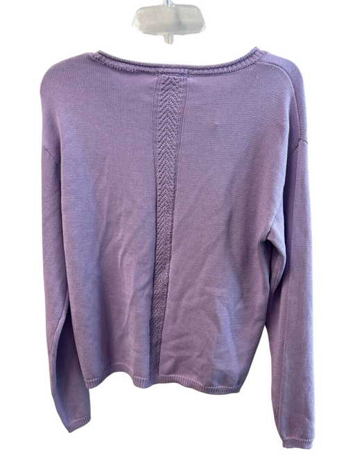 Hinson Wu Size S Lavendar No Fabric Tag Knit Round Neck Long Sleeve Sweater Lavendar / S