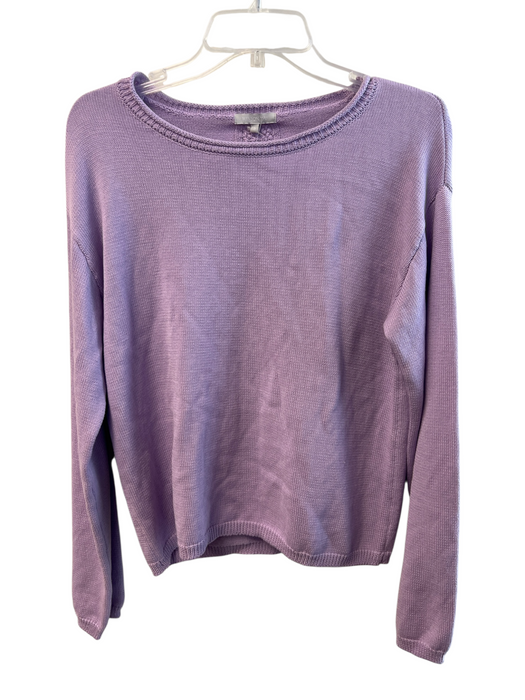 Hinson Wu Size S Lavendar No Fabric Tag Knit Round Neck Long Sleeve Sweater Lavendar / S