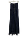 Flora Bea Size S Navy Blue Lace Sequin Strapless Detachable Straps boning Gown Navy Blue / S