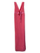 Julie Brown Size 2 Pink Missing Fabric Tag V Neck Pleated Maxi Sleeveless Dress Pink / 2