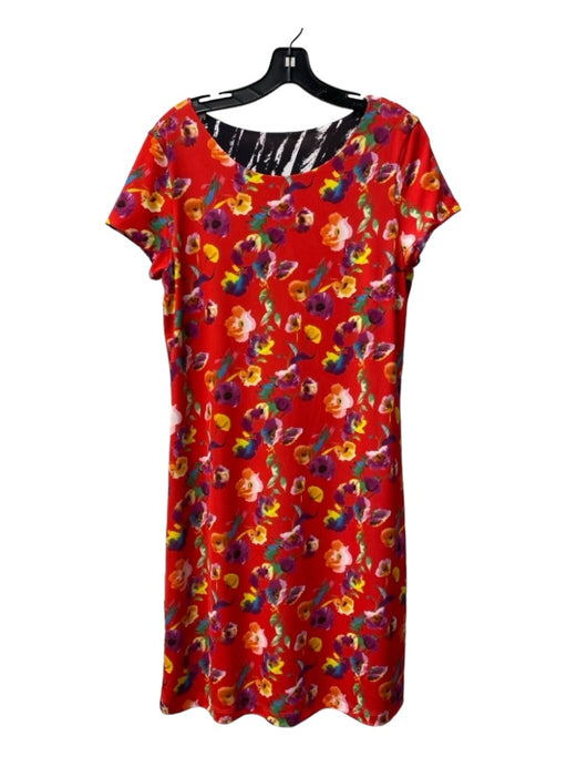 Nally & Millie Size S Multi Missing Fabric Tag Reversable Round Neck Dress Multi / S