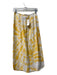 Stark X Size Est Small Yellow & White Cotton Spiral Dye Elastic Waist Skirt Yellow & White / Est Small