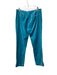 Johnny Was Size S Teal Cotton Blend Velveteen Stretch Zip Fly Straight Leg Pants Teal / S