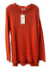 Tyler Boe Size Est S Orange Sweater Dress Round Neck Long Sleeve Knit Dress Orange / Est S