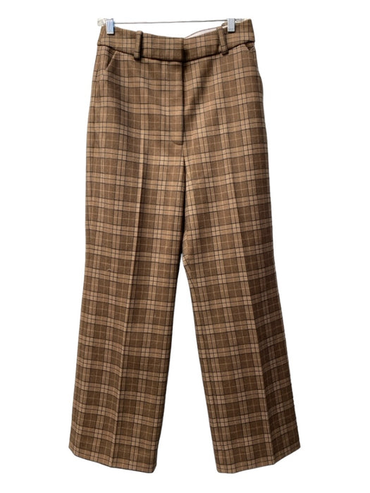 Favorite Daughter Size 10 Tan & brown Polyester Blend High Rise Wide Leg Pants Tan & brown / 10