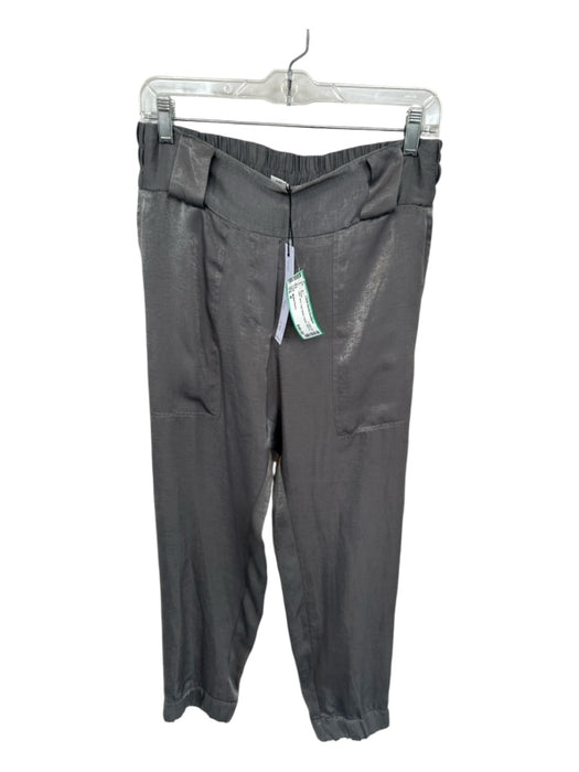 Melissa Nepton Size M Silver High Waist Jogger Pants Silver / M