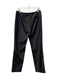 Magaschoni Size 6 Black Silk Mid Rise Straight Cut Flat Front Side Pocket Pants Black / 6