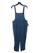 FRNCH Size Small Dusty Blue Cotton Sleeveless Corduroy Straight Leg Jumpsuit Dusty Blue / Small