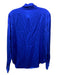 Stark X Size S Blue Rayon Button Up Collar Long Sleeve Top Blue / S