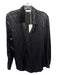 Stark X Size S Black Rayon Button Up Collar Long Sleeve Top Black / S