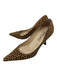 Jimmy Choo Shoe Size 39 Beige & Brown Pony Hair Animal Print Pointed Toe Pumps Beige & Brown / 39