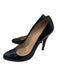 Christian Louboutin Shoe Size 39 Deep Brown Patent Almond Toe Closed Heel Pumps Deep Brown / 39