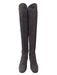 Saint Laurent Shoe Size 39 Gray Suede Knee High Inner Side Zip Round Toe Boots Gray / 39