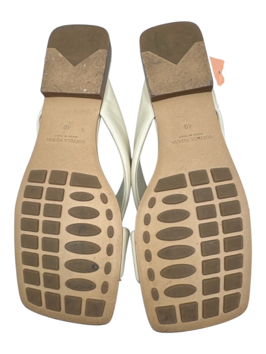 Bottega Veneta Shoe Size 40 Beige Leather Square Toe Box Inc. Sandals Beige / 40