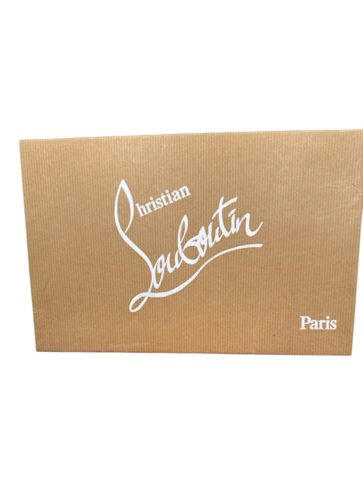 Christian Louboutin Shoe Size 39 Black Leather Pointed Toe Stiletto Pumps Black / 39