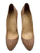 Christian Louboutin Shoe Size 39 Beige Leather Patent Almond Toe Stiletto Pumps Beige / 39