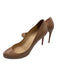 Christian Louboutin Shoe Size 39 Beige Leather Patent Almond Toe Stiletto Pumps Beige / 39