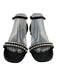 Saint Laurent Shoe Size 39 Black Leather Ankle Strap Studded Sandals Black / 39