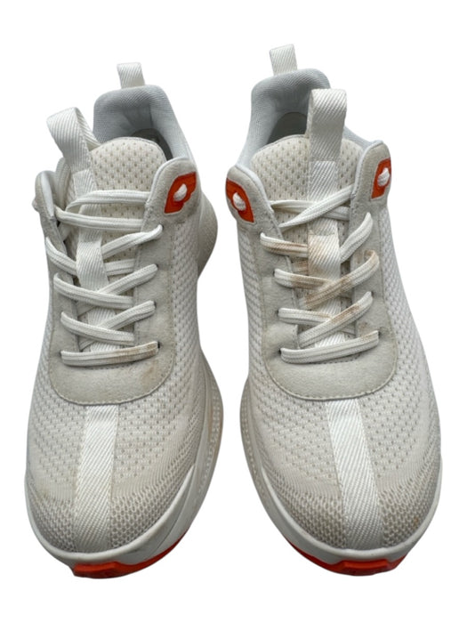 Hermes Shoe Size 39/40 White Synthetic Low Top Lace Up Box Included Sneakers White / 39/40