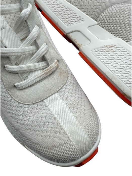Hermes Shoe Size 39/40 White Synthetic Low Top Lace Up Box Included Sneakers White / 39/40