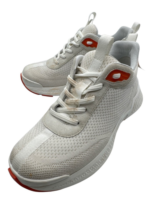 Hermes Shoe Size 39/40 White Synthetic Low Top Lace Up Box Included Sneakers White / 39/40