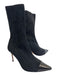 CH Carolina Herrera Shoe Size 39 Black Synthetic Pointed Toe Stiletto Booties Black / 39