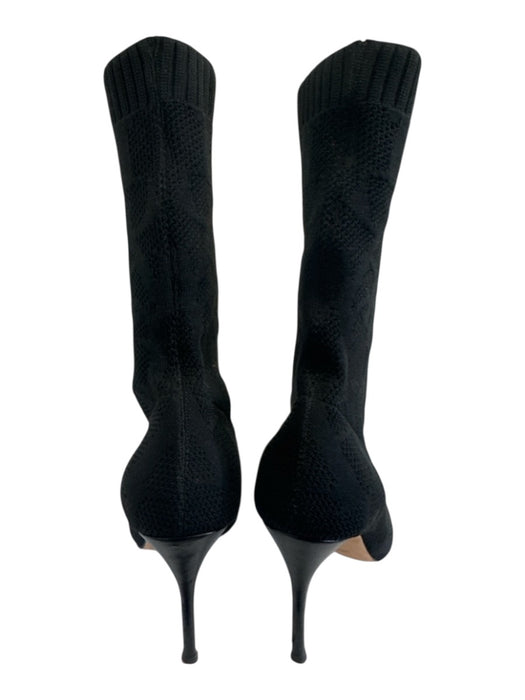 CH Carolina Herrera Shoe Size 39 Black Synthetic Pointed Toe Stiletto Booties Black / 39