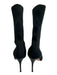 CH Carolina Herrera Shoe Size 39 Black Synthetic Pointed Toe Stiletto Booties Black / 39