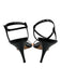 Manolo Blahnik Shoe Size 39 Black Leather Ankle Strap Open Toe Sandals Black / 39