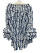Garcia Size S Navy & white Polyester Long Sleeve High Neck Smocked Neck Dress Navy & white / S