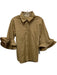 Carla Giannini Size S Beige Cotton Button Up Long Sleeve Collar Top Beige / S