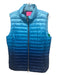 Lilly Pulitzer Size XL Blue Polyester Zip Up Puffer Zip Pockets Vest Blue / XL