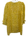 Lilly Pulitzer Size 2 Yellow Viscose & Nylon 3/4 Puff Sleeve Mini Dress Yellow / 2