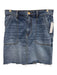Kut From The Kloth Size 0 Medium Wash Cotton Blend Denim Patch Pocket Mini Skirt Medium Wash / 0