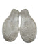 Michael Kors Shoe Size 7.5 White Leather Upper Metallic Accent Low Top Sneakers White / 7.5