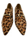 No Brand Shoe Size 37 Beige & Black Faux Pony Hair Leopard Print Loafers Beige & Black / 37
