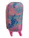 Lilly Pulitzer Pink, Gold, Multi Canvas Zip Close Rolling CARRY ON Luggage Pink, Gold, Multi