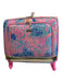 Lilly Pulitzer Pink, Gold, Multi Canvas Zip Close Rolling CARRY ON Luggage Pink, Gold, Multi