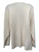 Uniqlo Size S Cream Wool Blend Button Up Knit Pockets Cardigan Cream / S