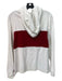 Kith Size M White & Red Cotton Terry Cloth Hoodie Drawstring Sweatshirt White & Red / M