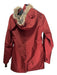 Armada Size XS Brick Red Polyester Zip Hood Faux Fur Zip Pocket Coat Brick Red / XS