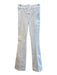 Spanx Size Small White Elastane Blend Stretch Waist Flare Belt loops Pants White / Small