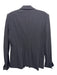 Veronica Beard Size 8 Black Polyester One Button Zip Pockets Lapel Blazer Jacket Black / 8
