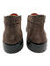Santoni Shoe Size 10.5 NWT Dark Brown Suede Solid Chukka Men's Shoes Dark Brown / 10.5