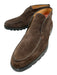 Santoni Shoe Size 10.5 NWT Dark Brown Suede Solid Chukka Men's Shoes Dark Brown / 10.5