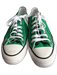 Converse Shoe Size 8 Green Canvas Almond Toe lace up Low Top Chucks Shoes Green / 8