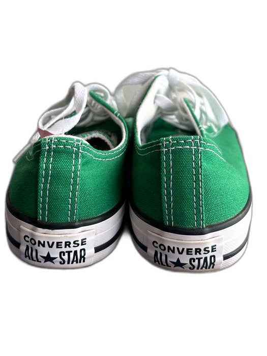 Converse Shoe Size 8 Green Canvas Almond Toe lace up Low Top Chucks Shoes Green / 8