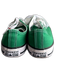 Converse Shoe Size 8 Green Canvas Almond Toe lace up Low Top Chucks Shoes Green / 8