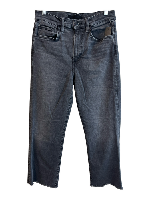 joes jeans Size 30 Grey Cotton Zip Fly Mid Rise 5 Pocket Wide Leg Jeans Grey / 30
