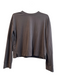Athleta Size S/M Gray Polyester Blend Long Sleeve Round Neck Athletic Set Gray / S/M